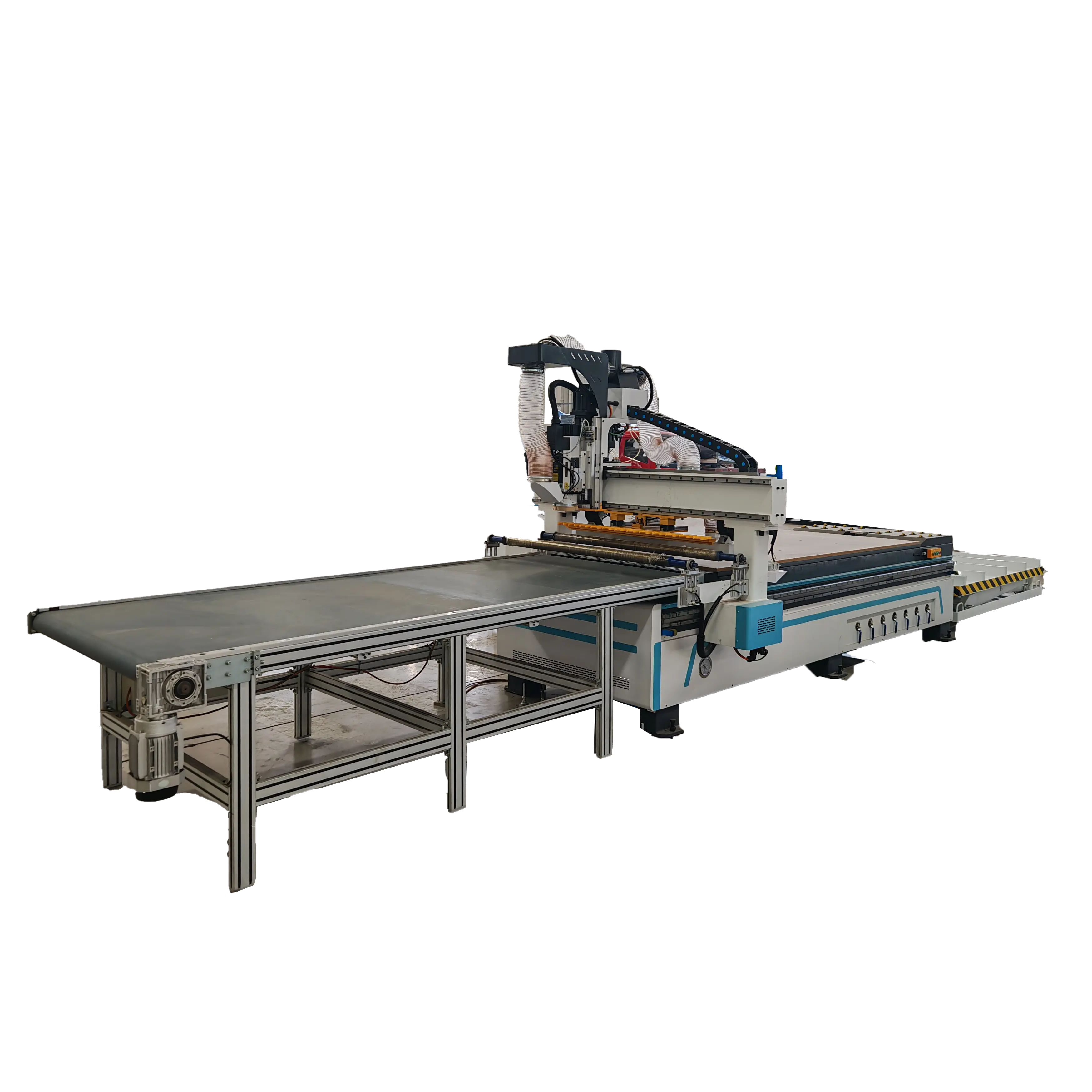 12개의 도구 매거진이 있는 자동 로딩 언로딩 ATC Cnc 라우터